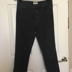 Off black Madewell High Riser Skinny Skinny Jeans